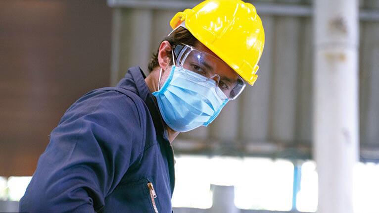 藍色工作服定制的效果