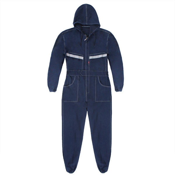 連體牛仔工作服定制