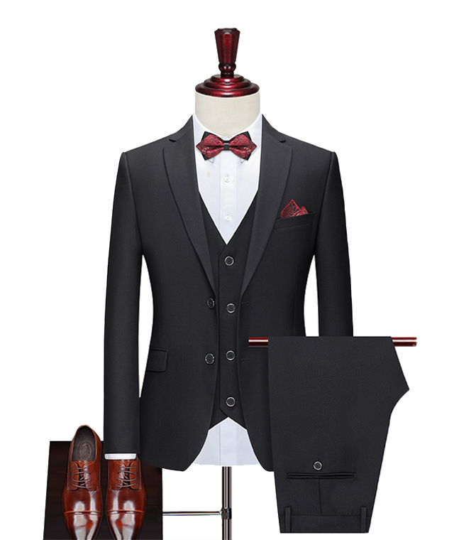 婚禮新郎羊毛西裝定制款式圖片